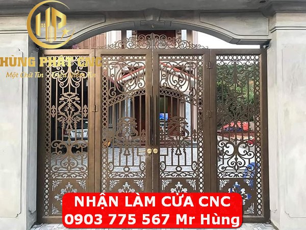 Làm cửa cổng sắt CNC tại Quận 9 TPHCM | 0903 775 567 Mr Hùng