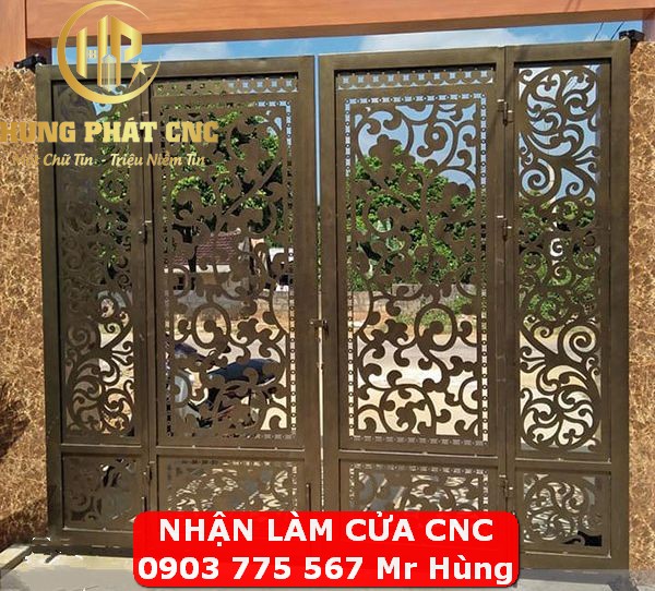 Làm cửa cổng sắt CNC tại Quận 9 TPHCM | 0903 775 567 Mr Hùng