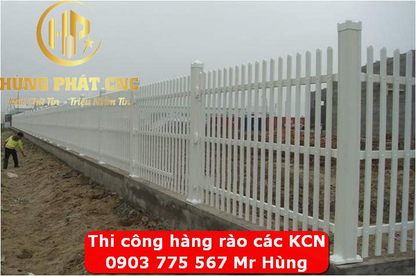 Thi công hàng rào lưới thép hàn KCN Vĩnh Lộc | Hàng rào thép khu công nghiệp Vĩnh Lộc