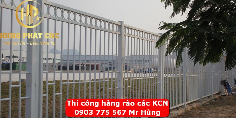 Quy trình làm hàng rào sắt sắt | Hàng rào Khu công nghiệp Vĩnh Lộc