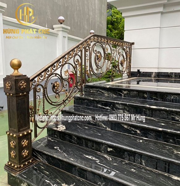 Cầu thang sắt nghệ thuật tại hcm | 0903 775 567 Mr Hùng