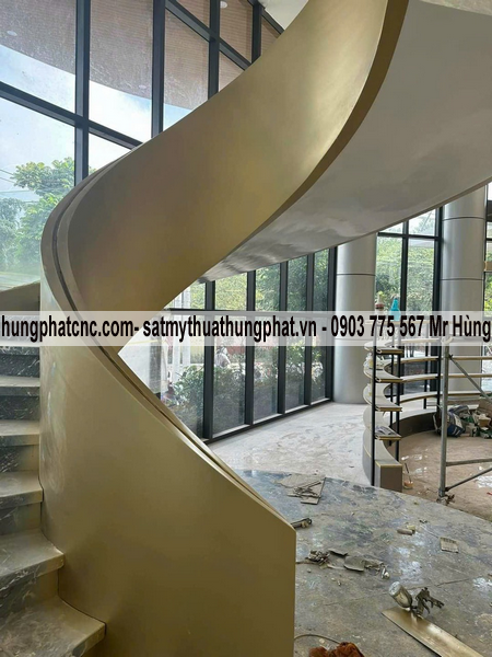 Cầu Thang Xoắn Hiện Đại Quận 2, Thiết Kế & Thi Công Chuyên Nghiệp
