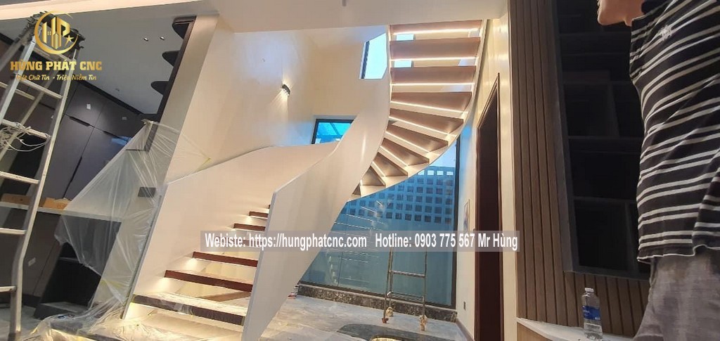 Báo Giá Làm Cầu Thang Xoắn Quận 7 HCM | HÙNG PHÁT CNC – Lh 0903 775 567 Mr Hùng