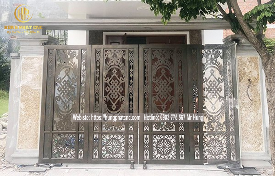 Nhận Thi Công Cửa Cổng CNC ở Tây Ninh: Xu Hướng 2025 - HÙNG PHÁT CNC