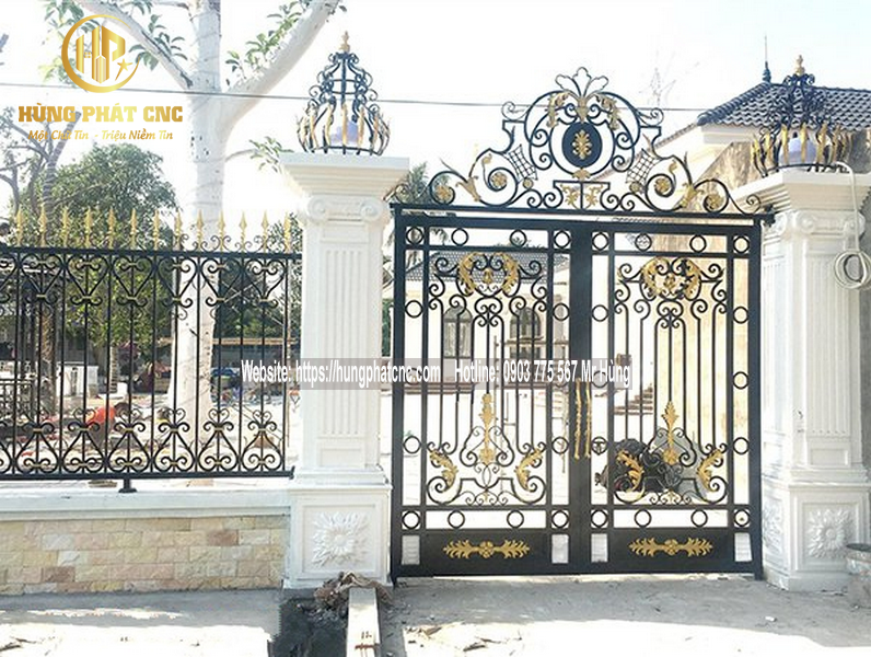 Cửa Cổng Sắt Nghệ Thuật Quận 3 Đẹp - Bền - An Toàn Cho Nhà Phố, Biệt Thự