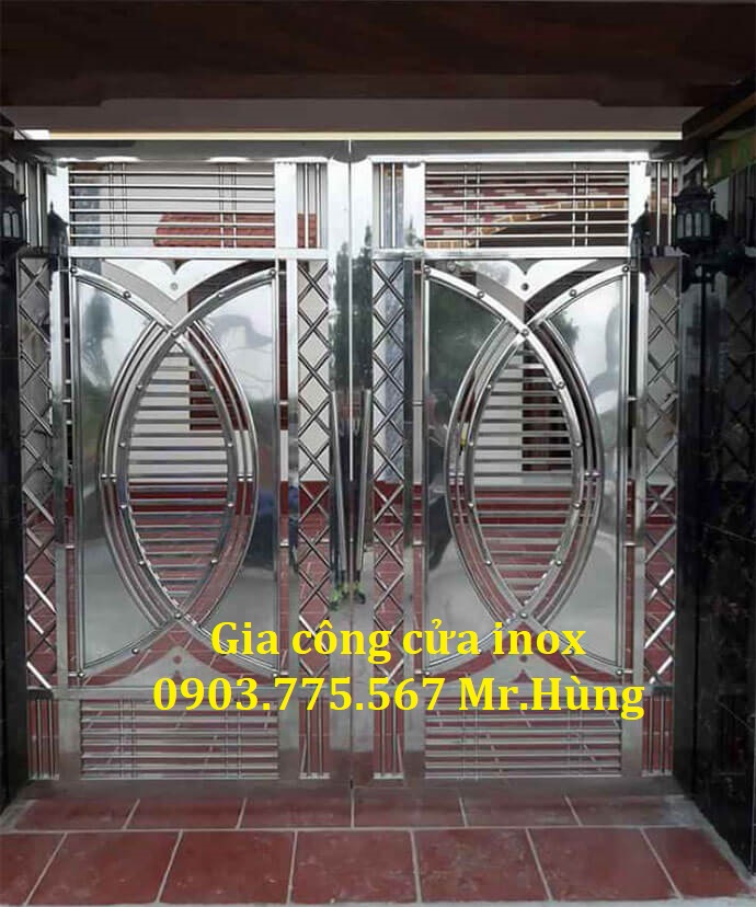 Xưởng gia công cửa cổng inox ở Đà Nẵng